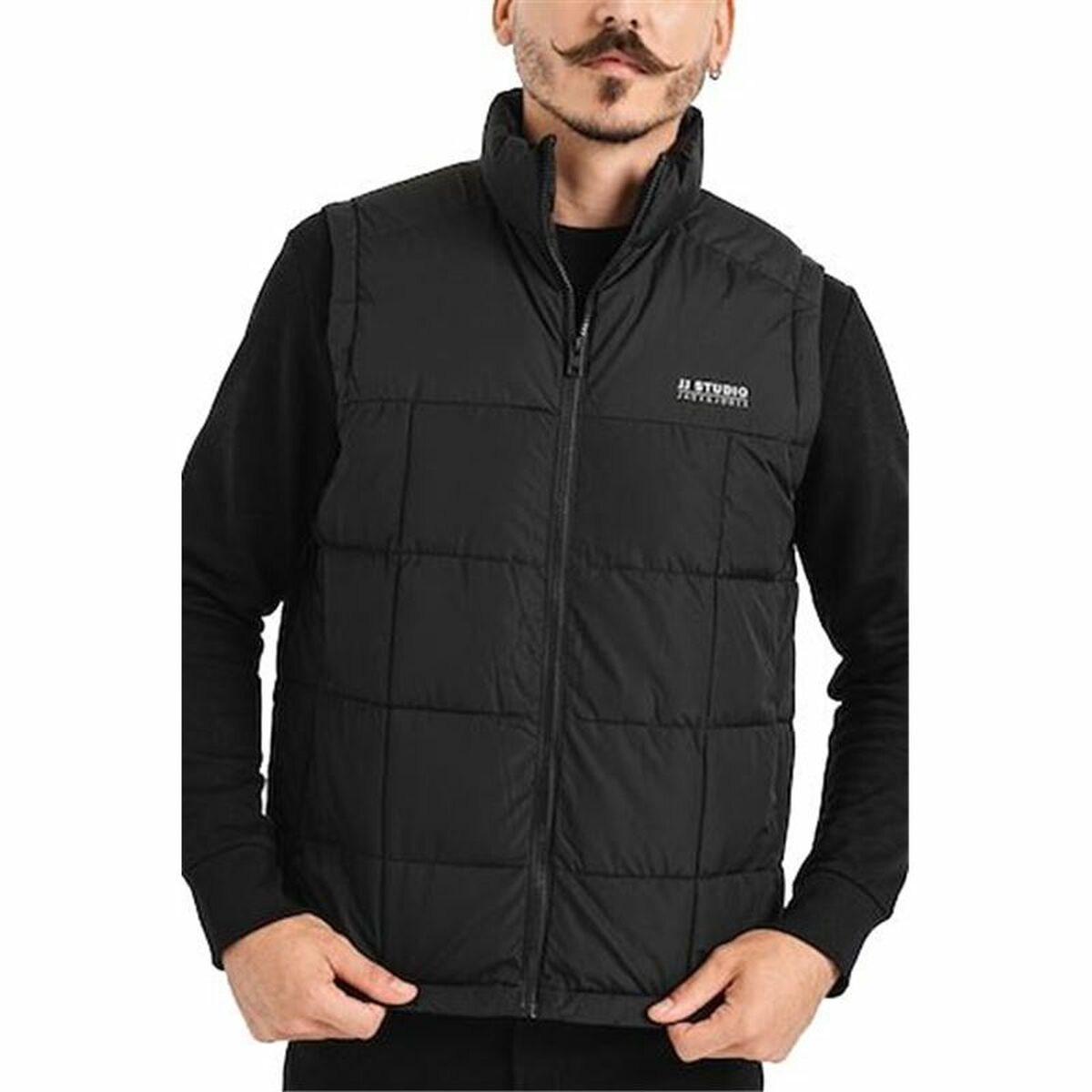 Men's Sports Gilet Jack & Jones Jjben Square Bodywarmer Black L