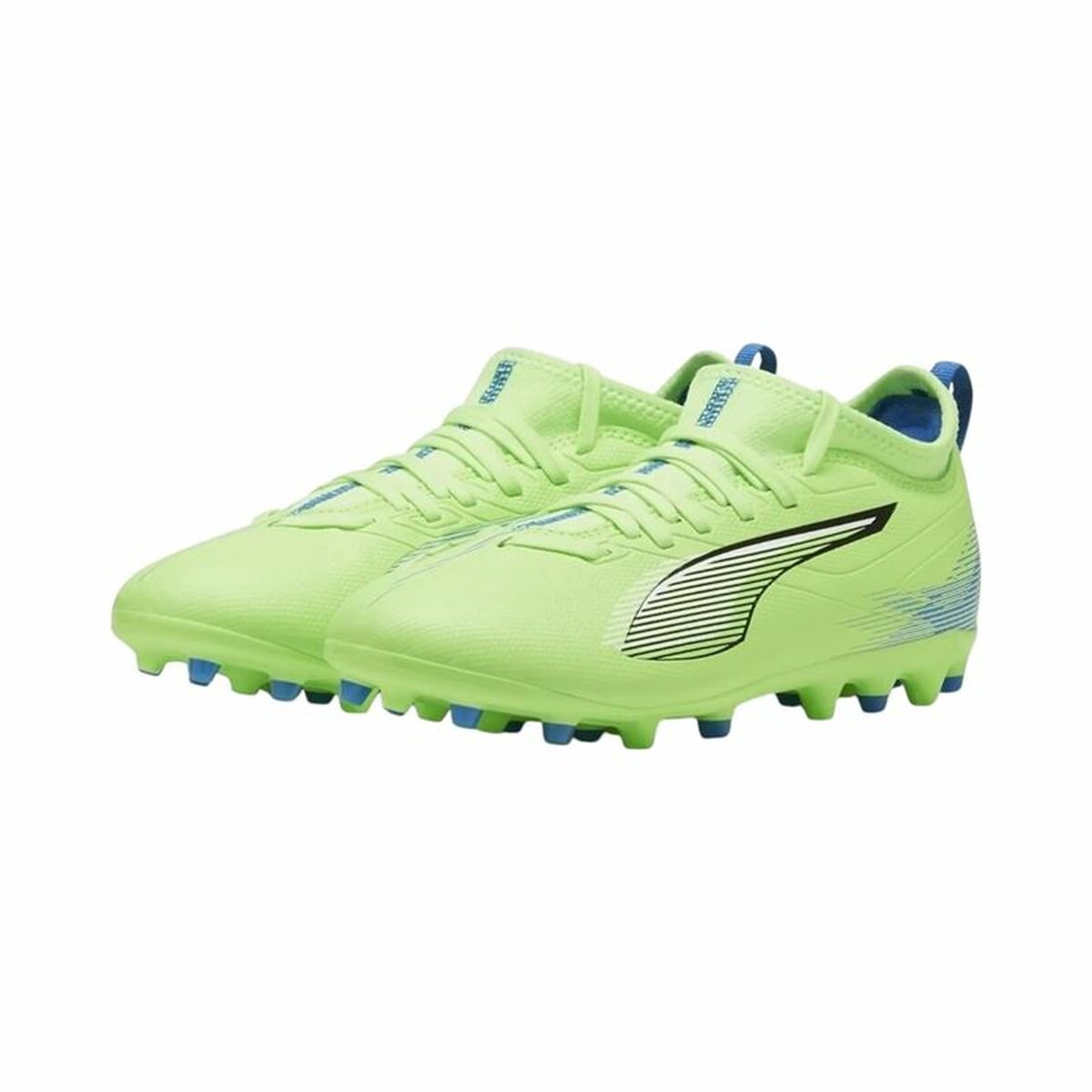 Childrens Football Boots Puma Ultra 5 Match Mg Yellow 38