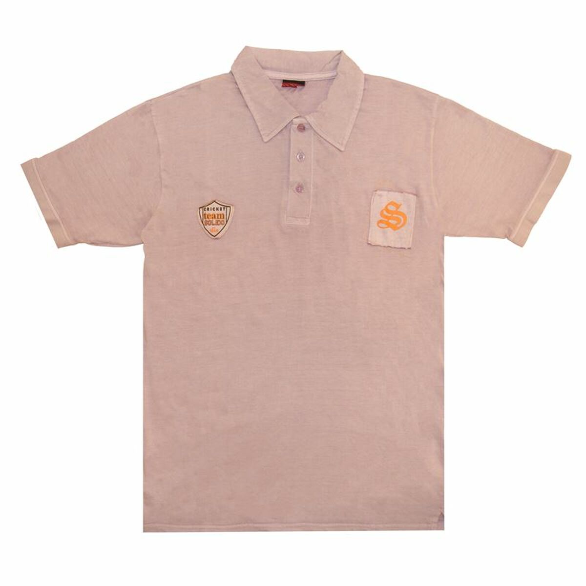 Men’s Short Sleeve Polo Shirt Solido Team Cricket M