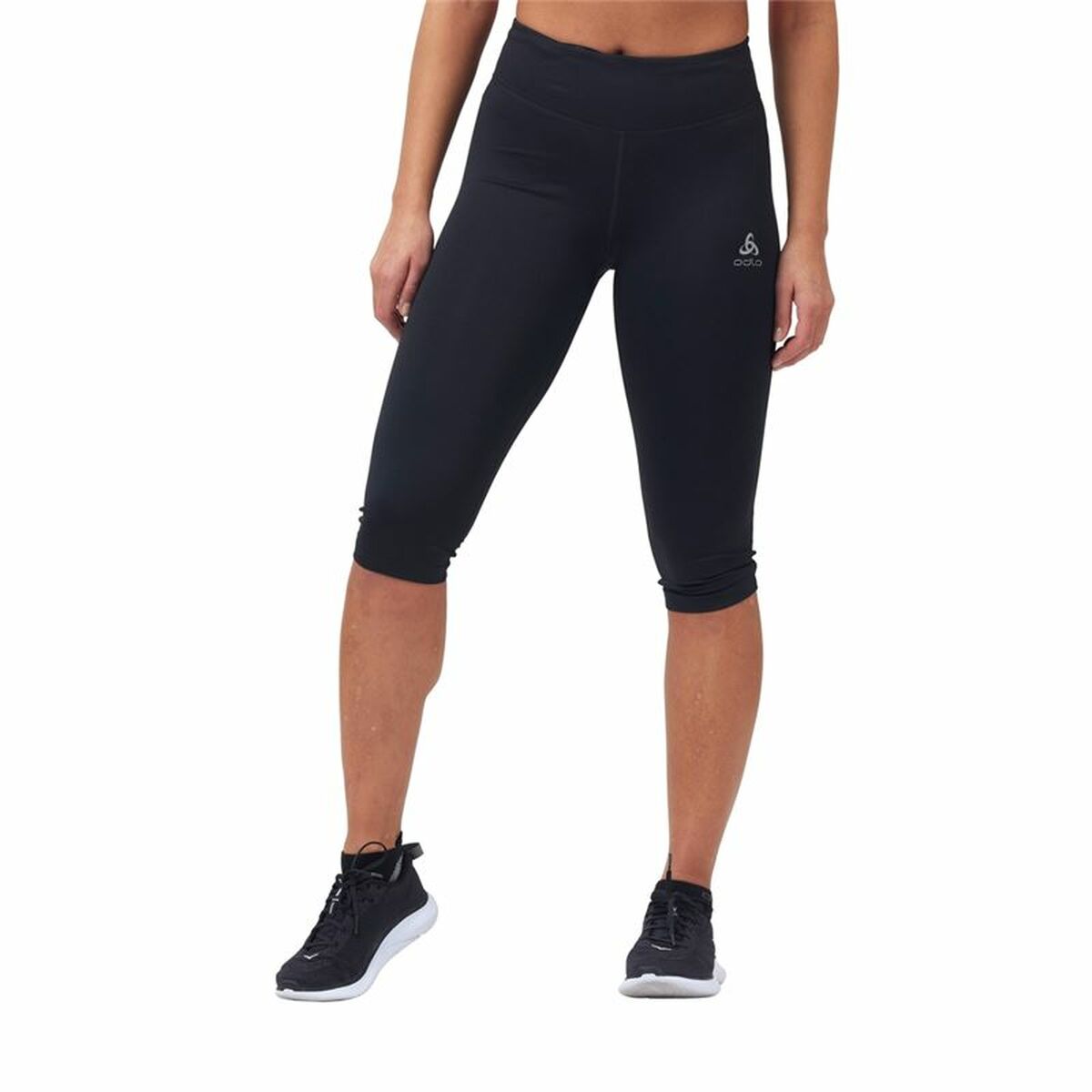 Women's Cropped Sports Pants Odlo 3/4 Essential Black M
