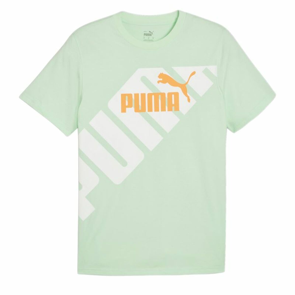 Men’s Short Sleeve T-Shirt Puma POWER Graphic  Cyan L