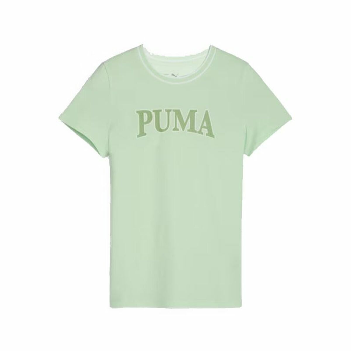 Child's Short Sleeve T-Shirt Puma Squad Lime green 9-10 Years