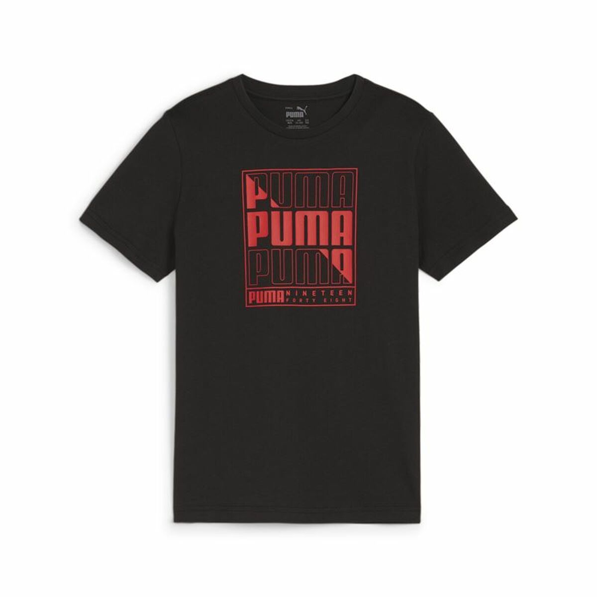 Child's Short Sleeve T-Shirt Puma Graphic 7-8 Years