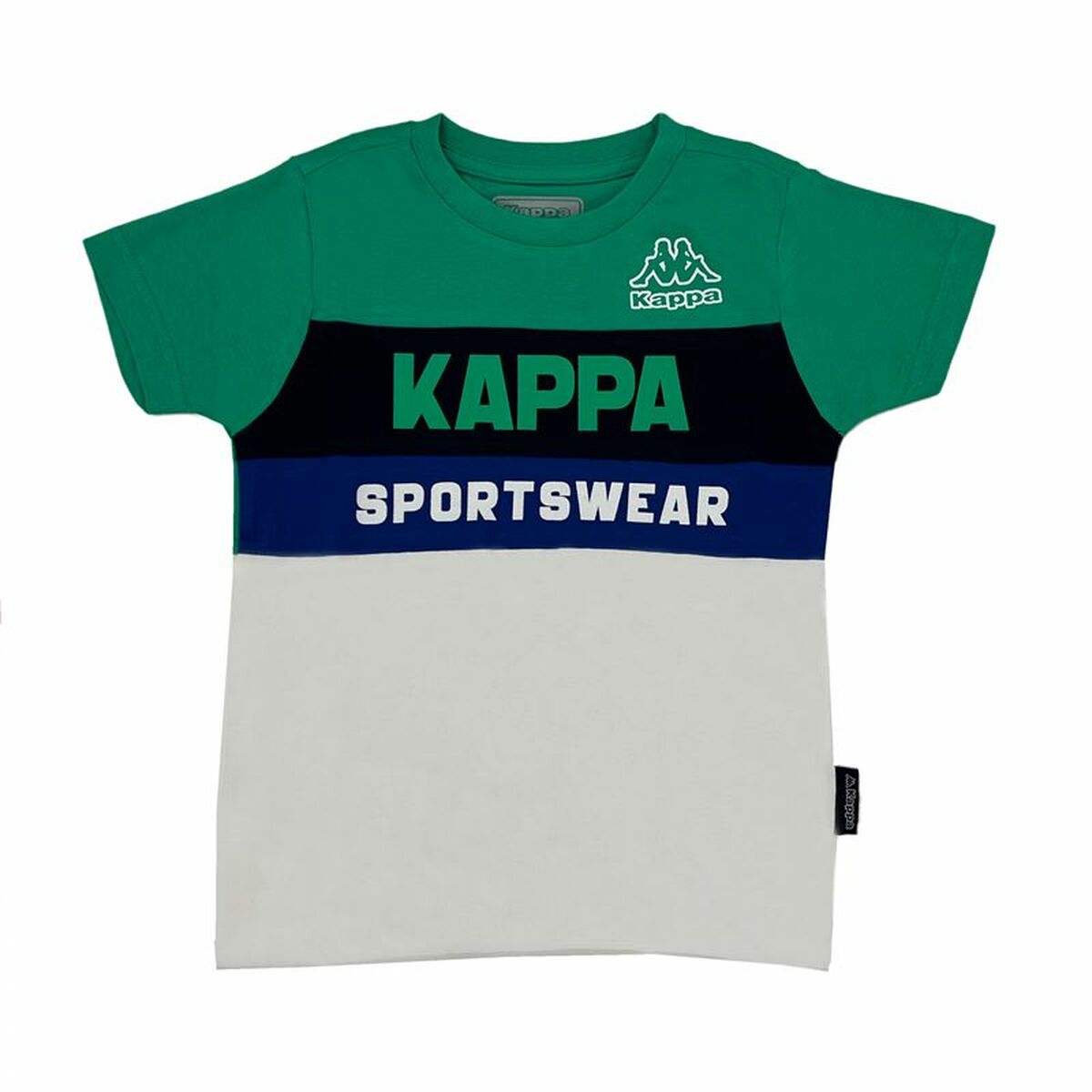 Child's Short Sleeve T-Shirt Kappa 8036M00058 Blue 16 Years