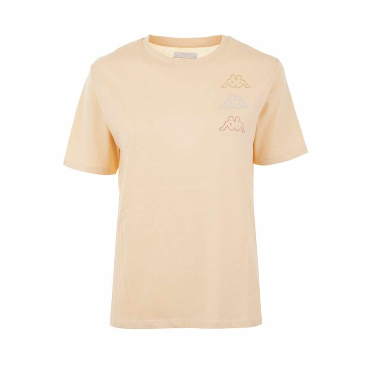 Women’s Short Sleeve T-Shirt Kappa Kemilia Beige XS